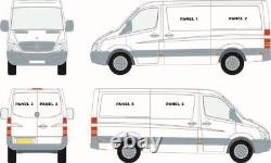 Mercedes Sprinter 07+ / Vw Crafter 07-17 Left Hand Top Sliding Window In Privacy