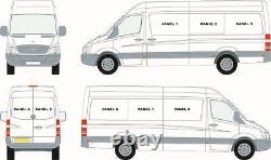 Mercedes Sprinter 07+ / Vw Crafter 07-17 Right Hand Window + Bonding Kit & Trim
