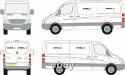 Mercedes Sprinter 07+ / Vw Crafter 07-17 Right Hand Window + Bonding Kit & Trim