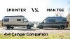 Mercedes Sprinter 4x4 Vs Man Tge 4x4 Camper Comparison Ashben Conversions