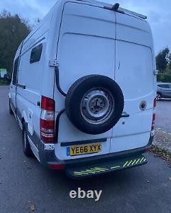 Mercedes Sprinter 906 / Volkswagen Crafter Tubular Rear Door Spare Wheel Carrier