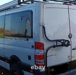 Mercedes Sprinter 906 / Volkswagen Crafter Tubular Rear Door Spare Wheel Carrier