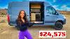 Mercedes Sprinter Camper Van Build For Less Than 25k Van Life Tour
