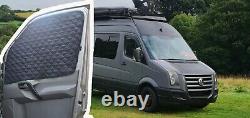 Mercedes Sprinter VW Crafter 2006-2018Magnetic Thermal Window Blinds Front Doors