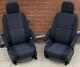 Mercedes Sprinter / Vw Crafter Front Driver & Passenger Twin Armrest Seats 06-17