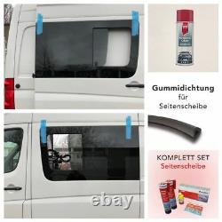 Mercedes Sprinter, VW Crafter Seitenscheibe, Schiebefenster, Montagekit