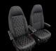 Mercedes Sprinter/vw Crafter Van Seats 2006-17 Real Leather Double Armrests