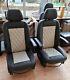 Mercedes Sprinter/vw Crafter Van Seats 2006-17 Real Leather Double Armrests