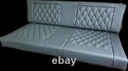 Mercedes Sprinter/VW Crafter Van Seats 2006-17 REAL LEATHER DOUBLE ARMRESTS