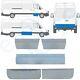 Mercedes Sprinter Vw Crafter 2006 All Door Outer Repair Panel Set