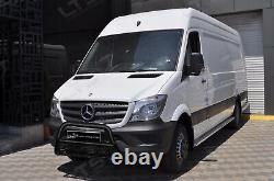 Mercedes Sprinter Vw Crafter Axle Black Nudge A-bar, Bull Bar Guard 2014-2018