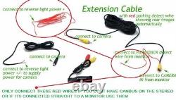 Mercedes Sprinter Vw Crafter Brake Light 10m Cable Reversing Reverse Camera