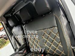 Mercedes Sprinter Vw Crafter Van Seat Cover Orange X150bk-og