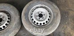 Mercedes Sprinter W906 / Vw Crafter Set Of 4 Steel Wheel With Tyre 235/65r16c