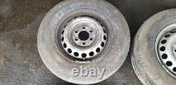 Mercedes Sprinter W906 / Vw Crafter Set Of 4 Steel Wheel With Tyre 235/65r16c