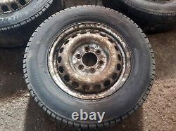 Mercedes Sprinter W906 / Vw Crafter Set Of 4 Steel Wheel With Tyre 235/65r16c