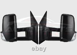 Mercedes Sprinter Wing Mirror Manual Complete Long Arm Set O/S N/S 2006 2018