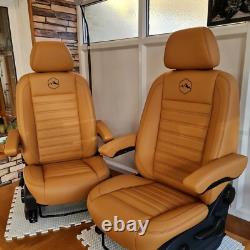Mercedes Vito/Sprinter/VW Crafter Seats 2006-17 Real leather Retrimmed