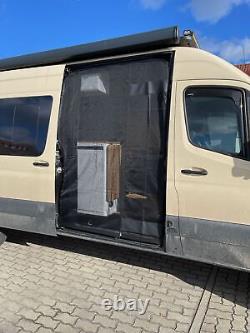 Mosquito net sliding door for Mercedes Sprinter W906 W907 for VW Crafter camping
