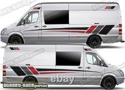 Motorhome Campervan 001 graphics stickers decals Crafter Mercedes Sprinter