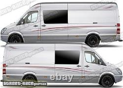 Motorhome Campervan 019 graphics stickers decals Crafter Mercedes Sprinter