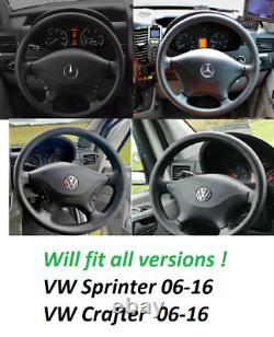 NEW LEATHER 2006+ Dodge Steering Wheel Mercedes Sprinter W906 W639 VW Crafter
