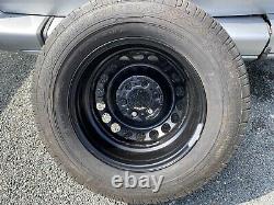 NEW SPARE MERCEDES SPRINTER VW CRAFTER 6x130 BLACK STEEL WHEEL & 235/65/16C TYRE