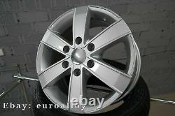 New 4x 16 inch 6x130 Mercedes Sprinter Silver Wheels VW Crafter Rims 1250KG