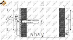 New A/c Air Condenser Radiator New Oe Replacement For Vw Mercedes Benz Crafter