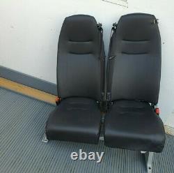 Original Leather Double Seats With Belts For Mercedes Sprinter W906 VW Van Bus