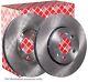 Pair Of Febi Rear Vented Brake Discs For Mercedes Sprinter Vw Crafter