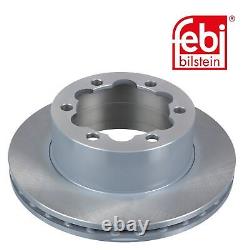 Pair of Febi Rear Vented Brake Discs for Mercedes Sprinter VW Crafter