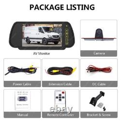 Rear Brake Light Reversing Camera For Sprinter W906 VW Crafter & 7 LCD Monitor