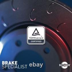 Rotinger Sport Brake Disc Set, Rear For Mercedes Sprinter, For VW Crafter T6