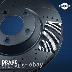 Rotinger Sport Brake Disc Set, Rear For Mercedes Sprinter, For VW Crafter T6