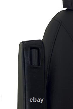 Seat covers black suitable for Mercedes Sprinter W906 Crafter seat comfort