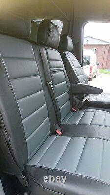 Seat covers black suitable for Mercedes Sprinter W906 Crafter seat comfort