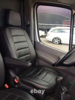 Seat covers protective covers black suitable for Mercedes Sprinter W906 Crafter