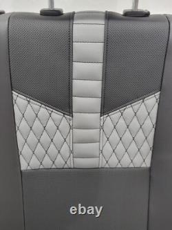 Seats Mercedes Sprinter VW Crafter Retrimmed New Upholstery Van Campervan Black