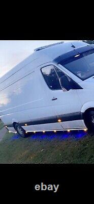 Side Light Bar To Fit Mercedes Sprinter Lwb Vw Crafter (one Pair)