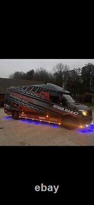 Side Light Bar To Fit Mercedes Sprinter Lwb Vw Crafter (one Pair)