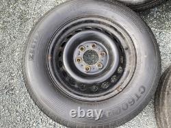 USED MERCEDES SPRINTER VW CRAFTER 6x130 BLACK STEEL WHEELS & 235/65/16C TYRES