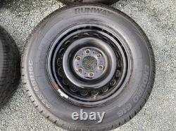 USED MERCEDES SPRINTER VW CRAFTER 6x130 BLACK STEEL WHEELS & 235/65/16C TYRES