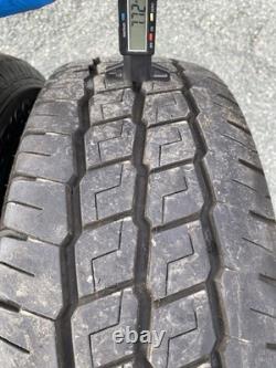 USED MERCEDES SPRINTER VW CRAFTER 6x130 BLACK STEEL WHEELS & 235/65/16C TYRES