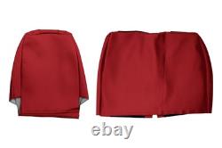 VAN Seat covers for VOLKSWAGEN CRAFTER I MERCEDES SPRINTER 2 RHD 1+2 Storage RED