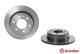 Vw Crafter 30-35 Bus Brembo Coated Brake Discs Rear 2006-2016 Pair