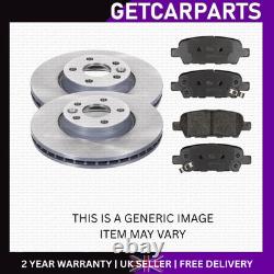 VW Crafter 30-50 2011-2017 Pair Front Vented Brake Discs/Pads 2.0/2.5