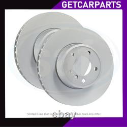 VW Crafter 30-50 2011-2017 Pair Front Vented Brake Discs/Pads 2.0/2.5