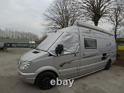 VW Crafter Mercedes Sprinter External Thermal Windscreen Cover Colour Silver