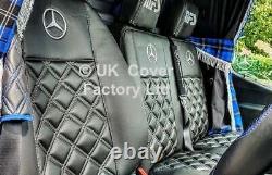 Van Seat covers Mercedes Sprinter Crafter Leatherette Bentley Various Colours